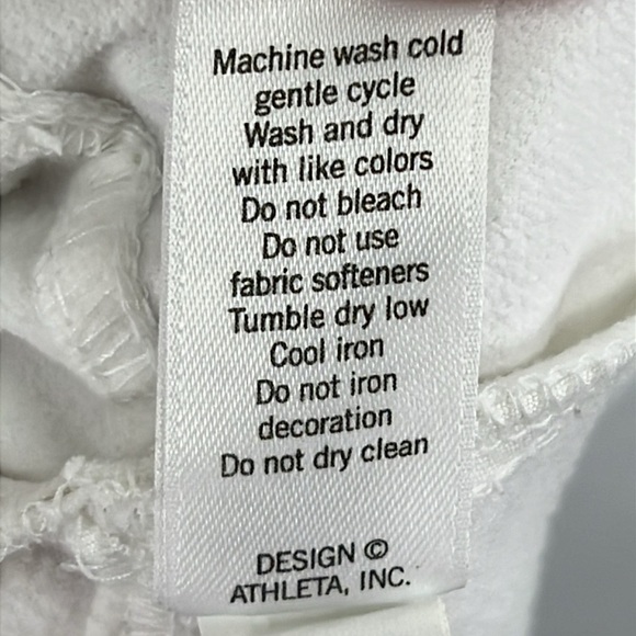 Athleta Women’s Jacket Sz XL White Polyester & Spandex 3 Front Pockets EUC - Picture 10 of 12